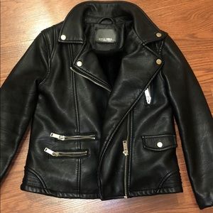 Zara Girls Leather Jacket